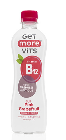 130468 SAV. Get More Vits Still Pink Grapefruit 500ml (12 Pack)