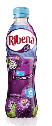 133224 SAV. Ribena Light Blackcurrant Bottles (Ready To Drink) 500ml (12 Pack)