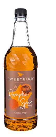 178700 SAV. Sweetbird Pumpkin Spice Syrup 1ltr (6 Pack)