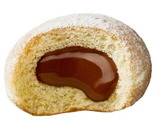 300180 SAV. Frozen Donut Worry Be Happy Mini Chocolate-Hazelnut Berliner 25g (3x35 Pack)