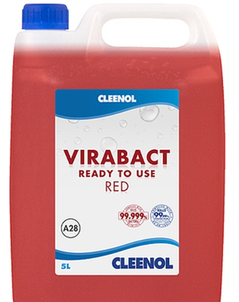 609644 SAV Cleenol Ready to Use Virabact Red 5ltr