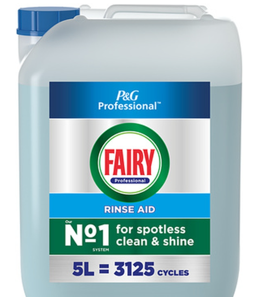 619798 SAV Fairy Commercial Dishwash/Glasswash Rinse Aid Liquid 5ltr