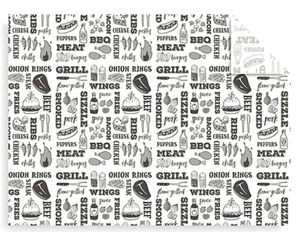 626589 SAV Vegware White Greaseproof Grill Sheet (1000 Pack)