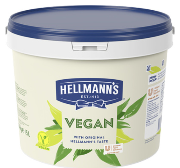196166 SAV Hellmann's Vegan Mayonnaise 5ltr