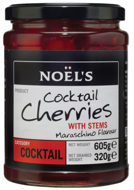 131451 SAV Noel's Cocktail Cherries in Maraschino Syrup 605g