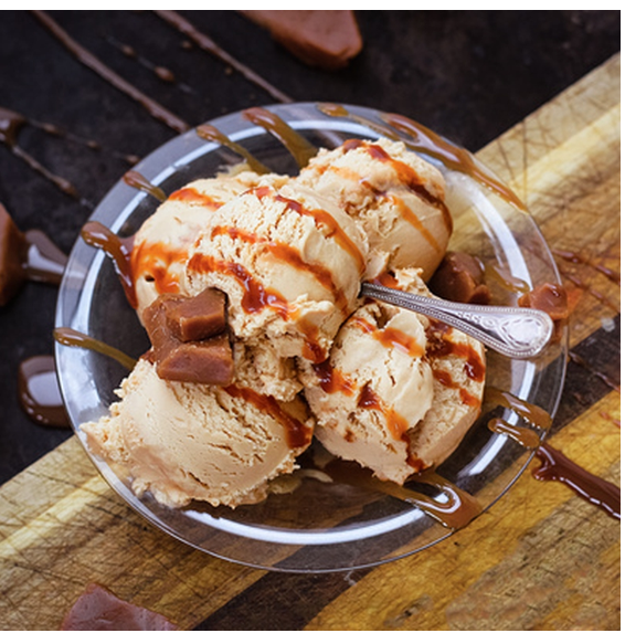 363164 SAV. Frozen Marshfield Farm Plant Based Salted Caramel Ice Cream 2.4ltr
