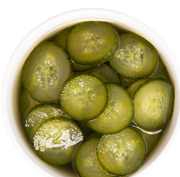 211166 SAV Chilled Belazu Sliced Smoky Cucumbers with White Wine Vinegar 1.8kg (6 Pack)