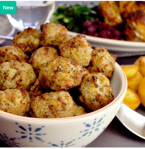 366078 SAV. Frozen Blakeman Pork, Sage and Onion Stuffing Balls 2.5kg
