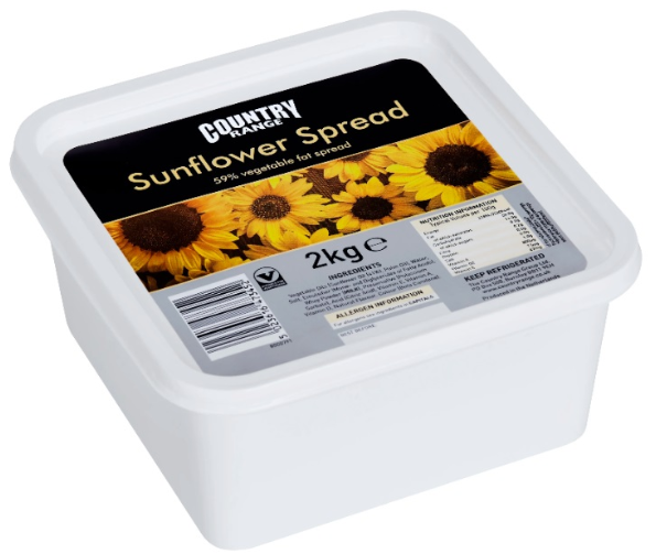 214907 SAV Chilled Country Range Sunflower Spread 2kg