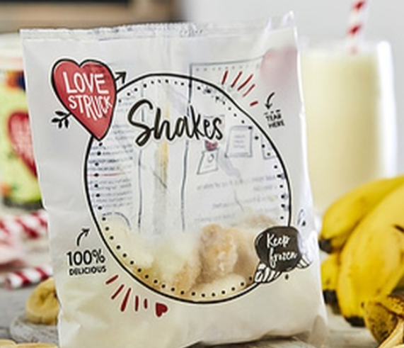397156 SAV Frozen Love Struck Top Banana Milkshake 160g (25 Pack)