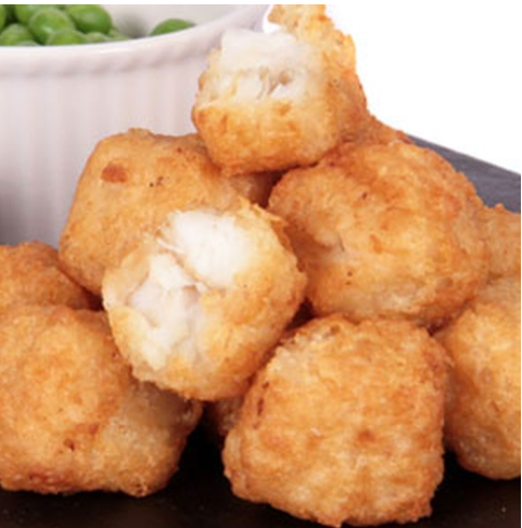 313025 SAV. Frozen Fish Shop Breaded Cod Bites 20g (150 Pack)