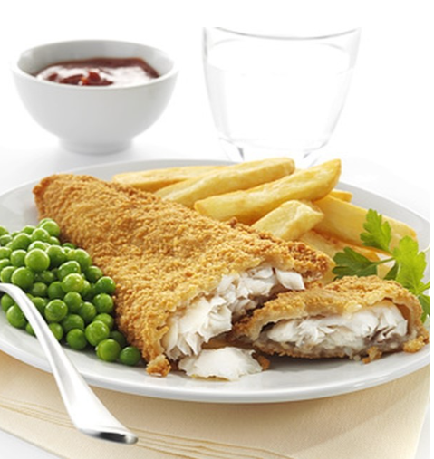 384082 SAV. Frozen Yorkshire Golden Breaded Haddock MSC 110-140g (24 Pack)