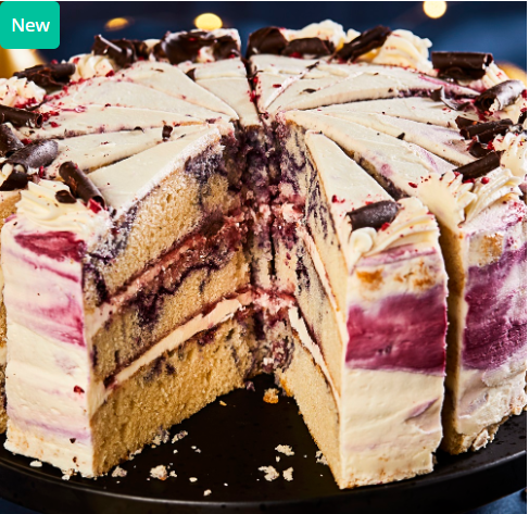 366060 SAV. Frozen Country Range Fruits of the Forest Cake (16 Portion)