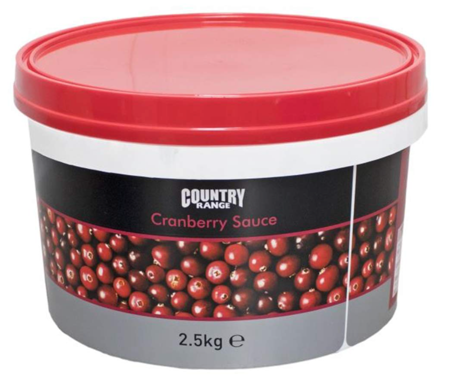166006 SAV. Country Range Cranberry Sauce 2.5kg