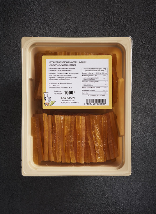 Lemon Candied Peel 1kg