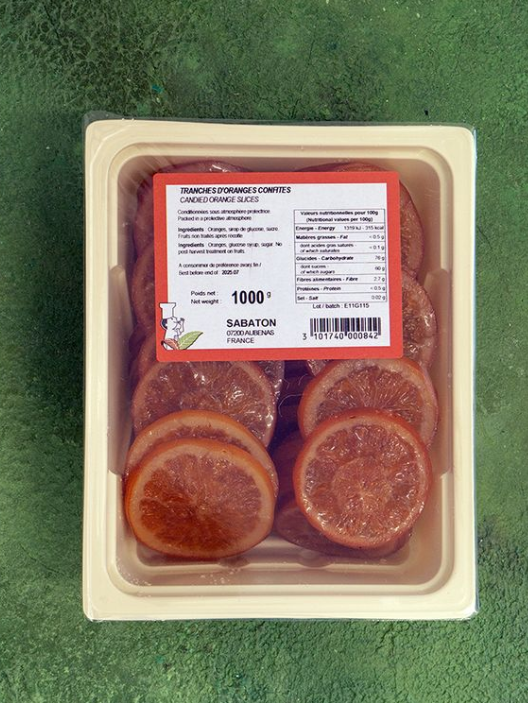 Candied Sliced Orange 1kg