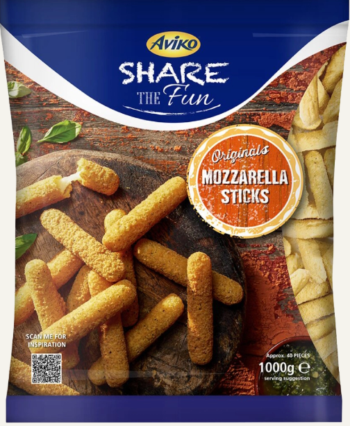 Aviko Mozzerella Sticks 5x1kg