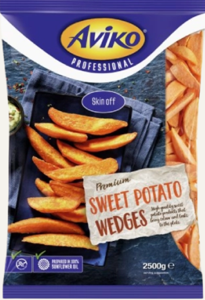 Aviko Sweet Potato Wedges 4x2.5kg
