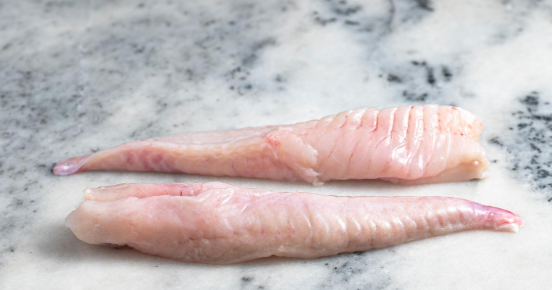 STICK. Monkfish, Filleted, Pin Boned & Double SKINNED, Tails 1-2kg
