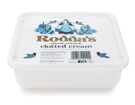 SAV. Chilled Rodda's Cornish Clotted Cream 907g
