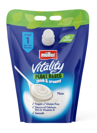 SAV. Chilled Muller Vitality Thick and Creamy Plant Based Yoghurt 3kg
