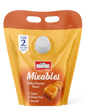 SAV. Chilled Muller Mixables Toffee Syrup 1kg