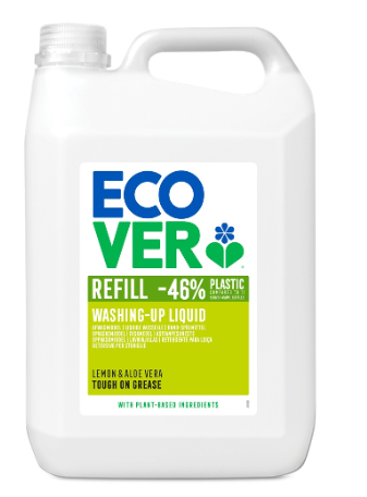 SAV. Ecover Lemon and Aloe Washing Up Liquid 5ltr