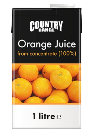 103141 SAV. Country Range Orange Juice Drink 50% 12 x 1LTR