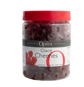 Elite. Opies Cherries Glace Whole - 1kg