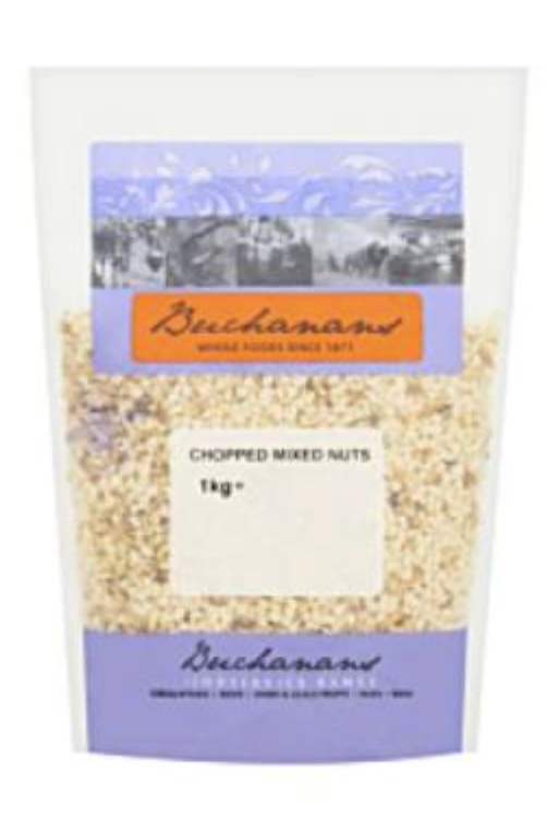 Elite. Buchanans Chopped Mixed Nuts 1kg