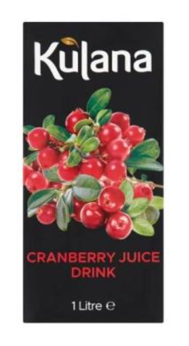 Elite. Cranberry Juice - 12 x 1ltr