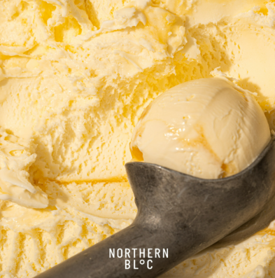 Elite. Northern Bloc Sicilian Lemon Swirl Dairy Ice Cream - 5ltr
