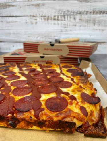 Elite. Pan Artisan Detroit Style Pizza Base Frozen 8x560g