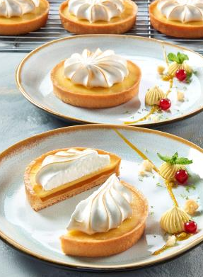 Elite. Brioche Pasquier Passion Fruit Meringue Tartelette Frozen x30