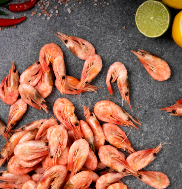 STICK. Fz Prawns cooked shell on, 120-150 Count - 5kg