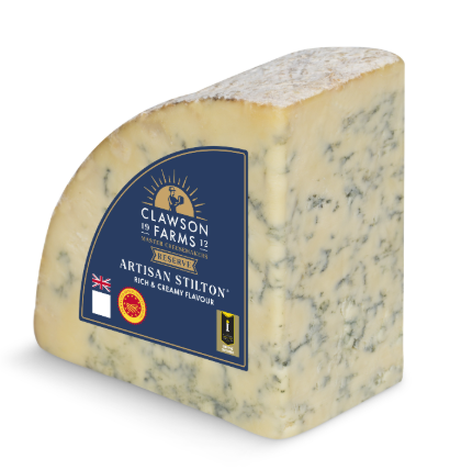 212918 SAV. Chilled Long Clawson Blue Stilton Quarter 2kg