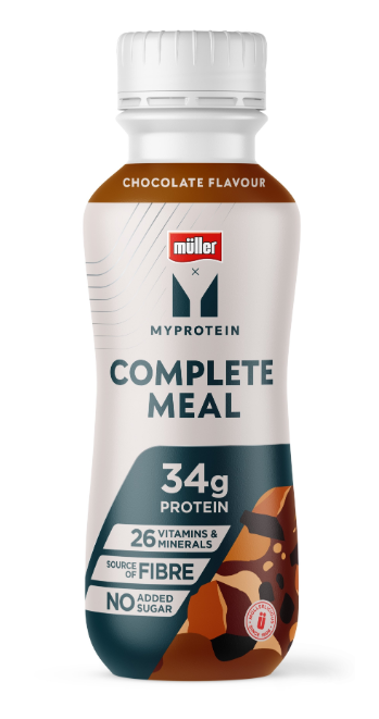 176585 SAV. Muller x Myprotein Chocolate Flavour Complete Meal Protein Drink 500ml (6 Pack)