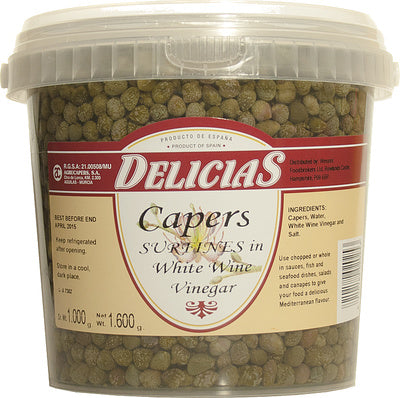 112892 SAV. Capers Medium 1.65kg Surfines