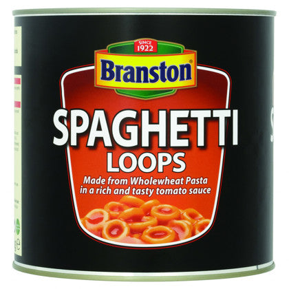 Elite. Branston Spaghetti Loops in Tomato Sauce 2.6kg