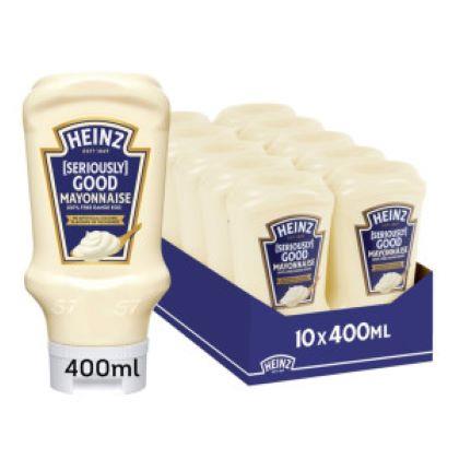 Elite. Heinz Mayonnaise Squeezy Tabletop 10x400ml