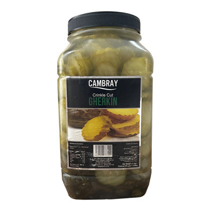Elite. Crinkle Cut Gherkins 2.1kg
