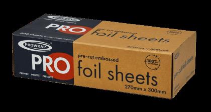 Elite. Prowrap Foil Sheets- 270mm x 300mm