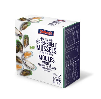 Elite. Mussels New Zealand Half Shell 800G