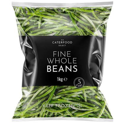Elite. Caterfood Select Whole Fine Green Beans 1KG