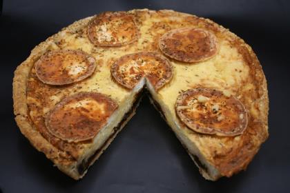 Elite. Baked Goats Cheese and Onion Quiche 11" 2KG 1 x 2KG