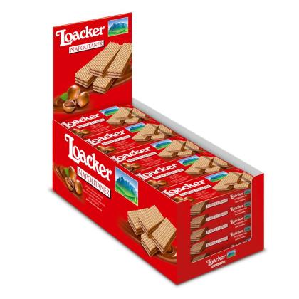 Elite. Loacker Classic Napolitana Hazelnut Wafers 45g x 25