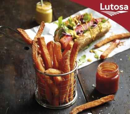 Elite. Lutosa Sweet Potato Fries 10mm 4x2.5kg