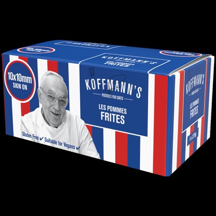Elite. Koffman Les Pommes Frites 10mm Skin On 4x2.27kg