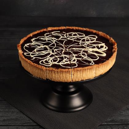 Elite. Caterfood Select Millionaires Dark Chocolate & Hazelnut Brownie Tart (Pre Cut) 1 x 14 1 x 1SGL