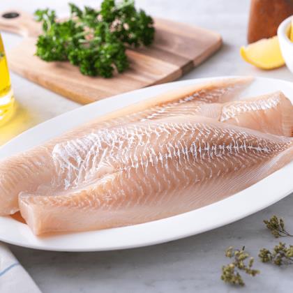 Elite. Cod Tails Skinless Boneless MSC 160-184G x 18 (CF*) 1 x 3.46KG